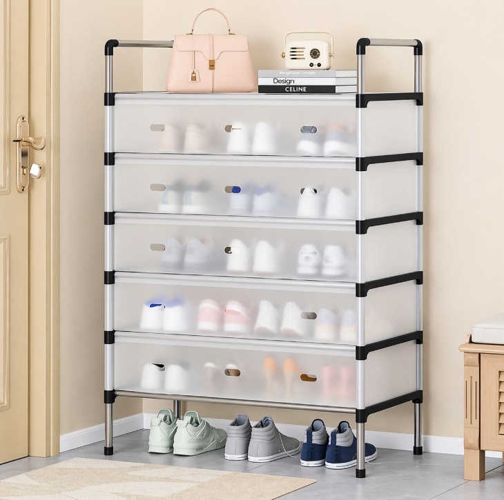 6 Layer Dust Proof Shoe Rack